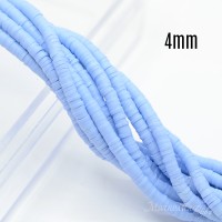 Abalorios Katshuki 4mm 1 tira de 40cm, color florecimiento de maíz