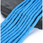 Rubber roundel 6mm blue, thread 40cm