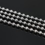 Ball chains 4.5mm 50cm, rhodium plated