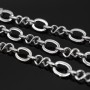 Chain Infinity 20cm, rhodium plated