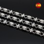 Brass chain 20cm rhodium plated