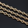 Goldfield! Chain Saturn 6mm, gold plated 24K