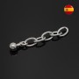 Chain extension 3cm for large chains, rhodium plated