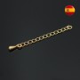 Chain extension 4cm, gold plated 24K