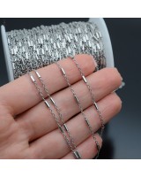 Цепочка якорная Цилиндр нержавеющая сталь, 50 см
