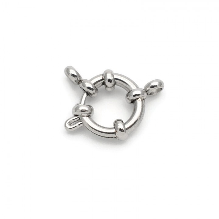 Карабин в морском стиле 12мм нержавеющая сталь, 1 штука