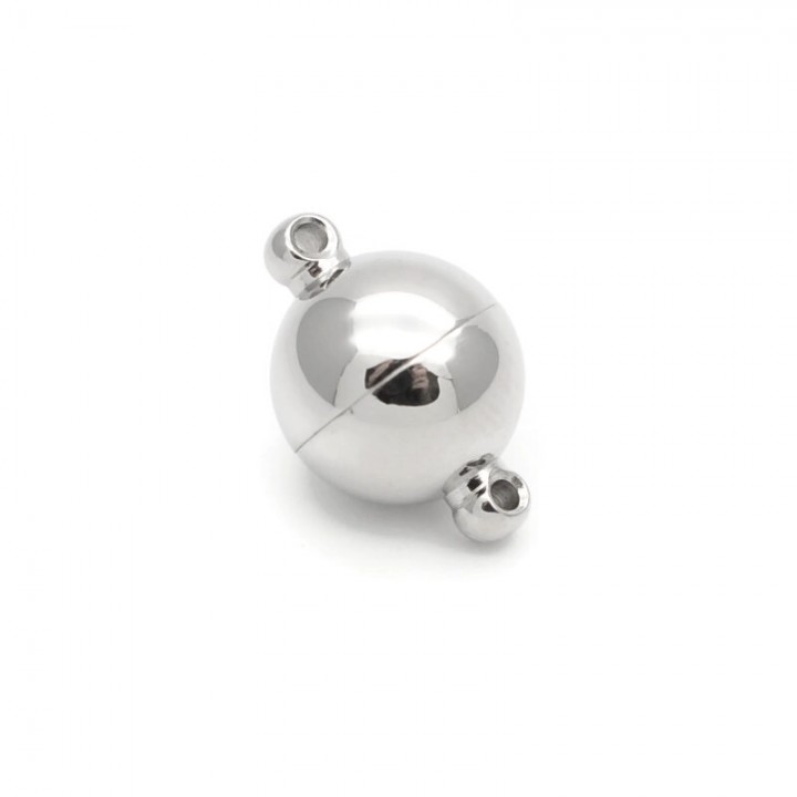 Замочек магнитный Шар 10мм нержавеющая сталь, 1 штука