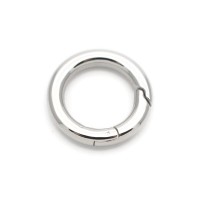 18mm 304 Stainless Steel Spring Ring Clasp, 1 pcs