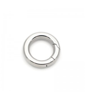 Cierre redondo 18mm acero inoxidable, 1 pieza