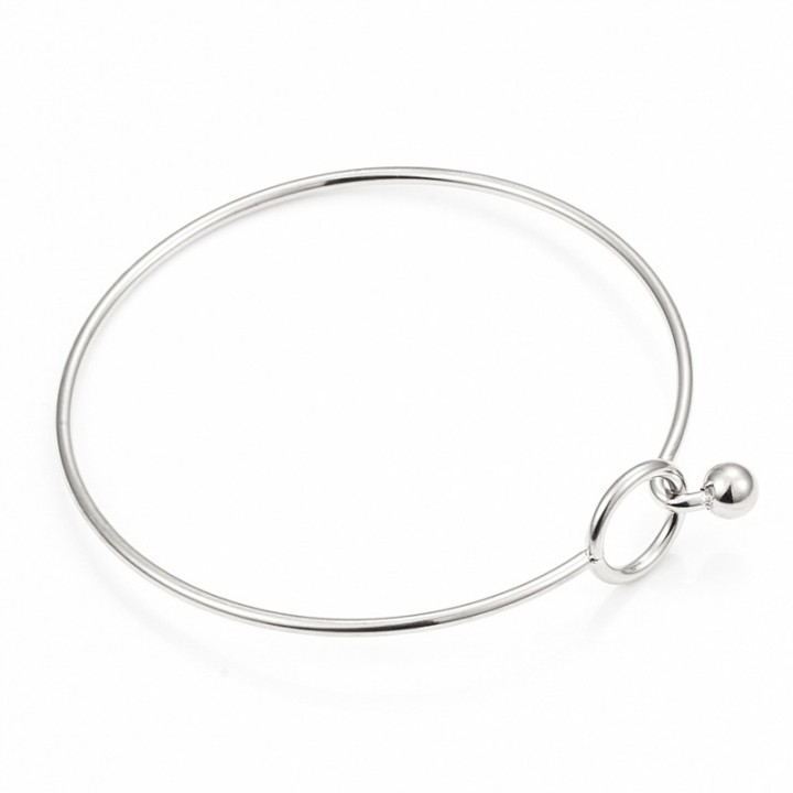 304 Stainless Steel Bracelet Base 65mm, 1 pcs