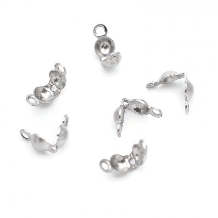 Каллоты 3мм нержавеющая сталь полированная, 20 штук