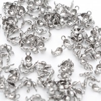 Каллоты 3мм нержавеющая сталь полированная, 100 штук