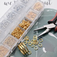 Набор соединительных колечек в органайзере для хранения, 930 штук