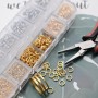 304 Stainless Steel Open Jump Rings, box 930 pcs