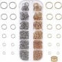 304 Stainless Steel Open Jump Rings, box 930 pcs