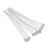 304 Stainless Steel Ball pins 30:0.6mm, 10 pcs