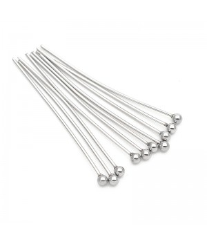 304 Stainless Steel Ball pins 30:0.6mm, 10 pcs