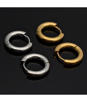 Stainless steel Hoop earrings 16mm, 1pair