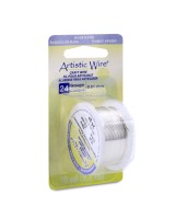 Проволока Artistic Wire 24 Ga(0.51мм) Non-Tarnish Silver катушка 9.1м