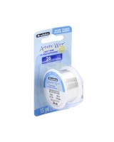 Проволока Artistic Wire 26 Ga(0.41мм) Non-Tarnish Silver катушка 13.7м