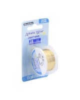 Проволока Artistic Wire 28 Ga(0.32мм) Non-Tarnish Gold катушка 13.7м