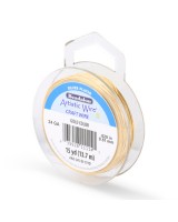 Проволока Artistic Wire 24Ga(0.51мм) Non-Tarnish Gold катушка 13.7м