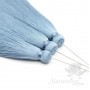 Silk brush color Serenity blue with pin (rhodium plated)
