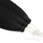 Silk brush "BLACK" with pin (gold plated 16 carats)