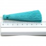 Silk brush color Tiffany with pin (rhodium plated)