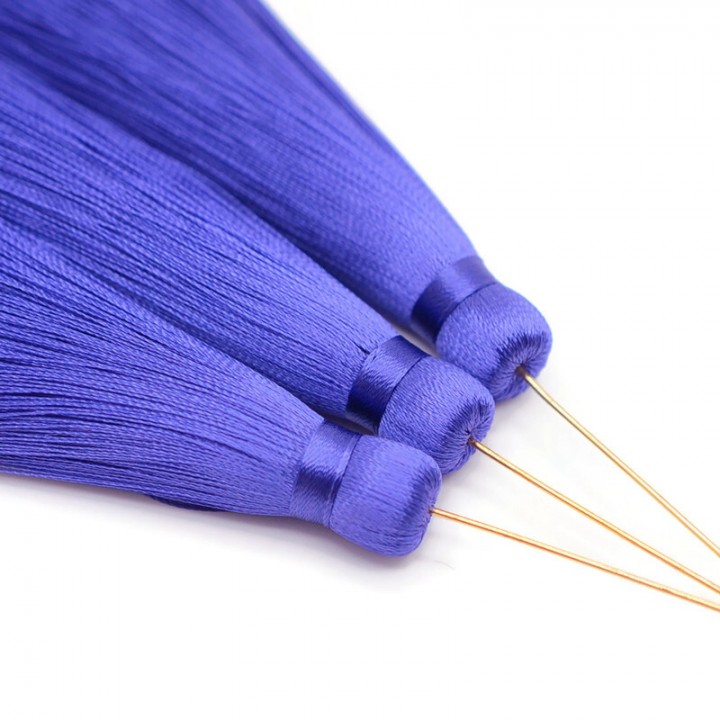 Silk brush color Violet with pin (gold plated 16K)