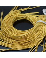 Канитель фигурная 1мм Бамбук Yellow Gold, 100 грамм