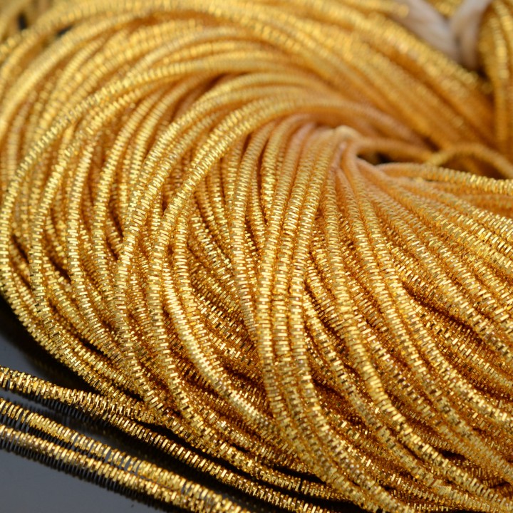 Bullion Wire 1mm Dark Gold color, 5 grams
