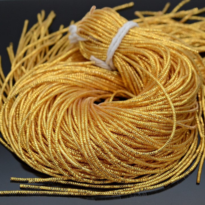 Bullion wire 1mm Dark Gold color, 100 grams