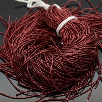 Bullion wire 1mm Dark Red color, 100 grams