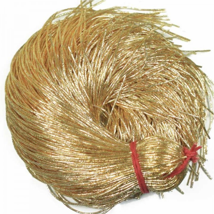 Canutillo frisado 0.5mm color Golden, 100g