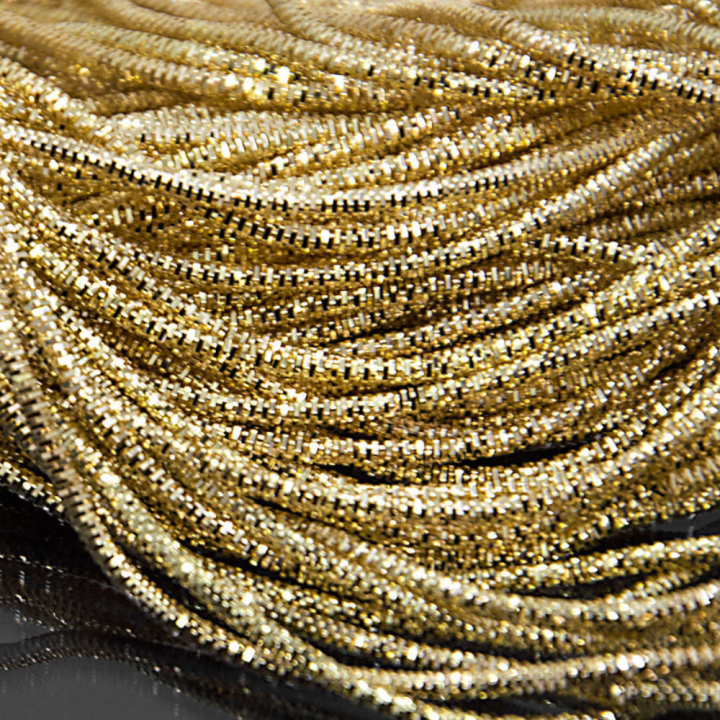 Canutillo frisado 0.7mm color Light Gold, 5g