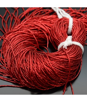 Bullion wire 1mm Pompeian Red color, 100 grams