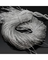 Bullion wire 0.7mm Silver color, 100 grams