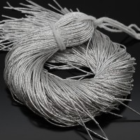 Canutillo frisado 0.7mm color Silver, 100g