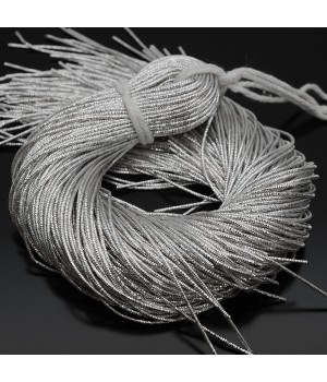 Canutillo frisado 0.7mm color Silver, 100g