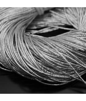 Canutillo frisado 0.7mm color Silver, 5g
