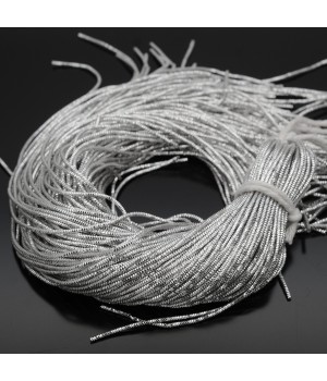 Bullion wire 1mm Silver color, 100 grams