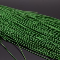 Canutillo liso brillo 0.5mm color Emerald Green, 5g