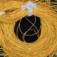 Канитель 0.5мм гладкая мягкая Yellow Gold, 100 грамм
