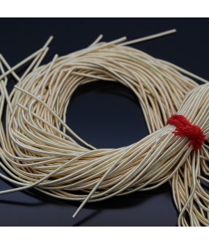 French wire 1.5mm smooth soft color Cream color, 100 grams