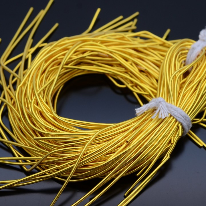 French wire 1.5mm smooth soft color Yellow Gold, 100 grams