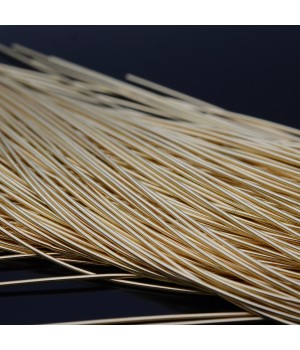 Canutillo liso brillo 1mm color Golden, 5g