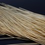 Canutillo liso brillo 1mm color Golden, 5g