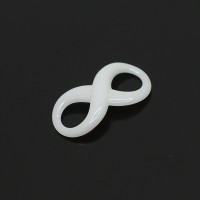 Ceramic element Infinity 20:10mm, white