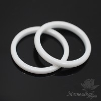Ceramic element Ring 25mm, white